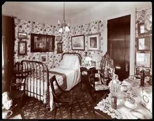 Une chambre dans la résidence de Mme Leslie Carter, New York, 1903